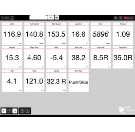 Mevo+ 2023 golf simulator figures