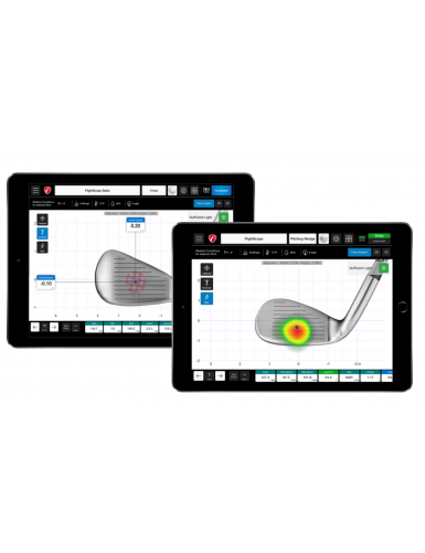 Mevo+ 2023 golf simulator tablet rendering