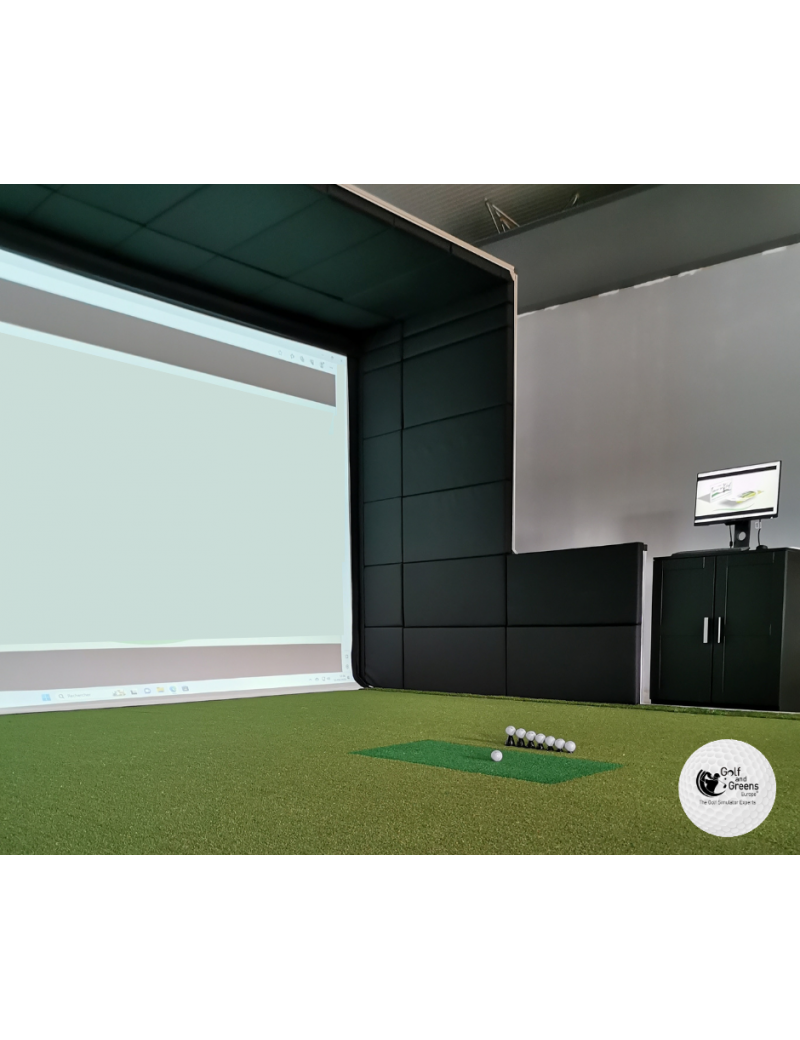 Studio Birdie DIY | Indoor Golf Enclosure | Golf and Greens Studio Birdie DIY | Indoor Golf Enclosure | Golf and Greens